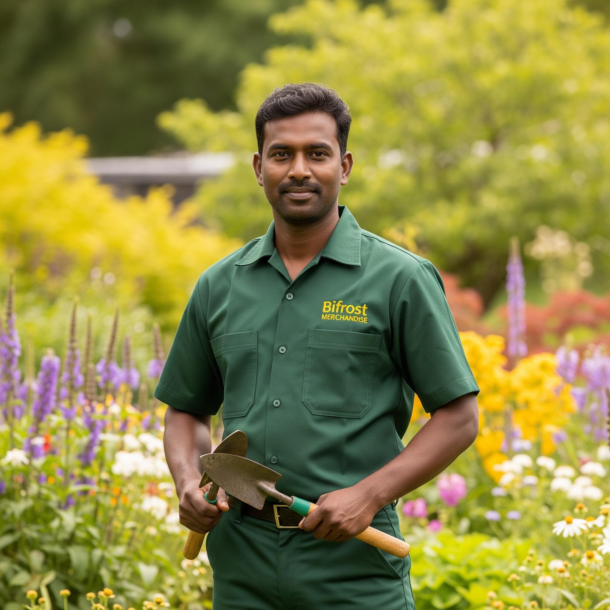 Gardener uniform — with trowel
